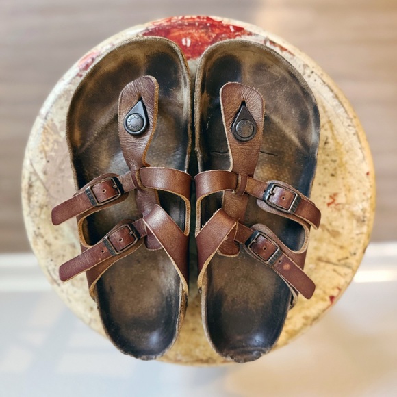 Birkenstock Shoes - Birkenstock Sparta Thong Leather Sandals